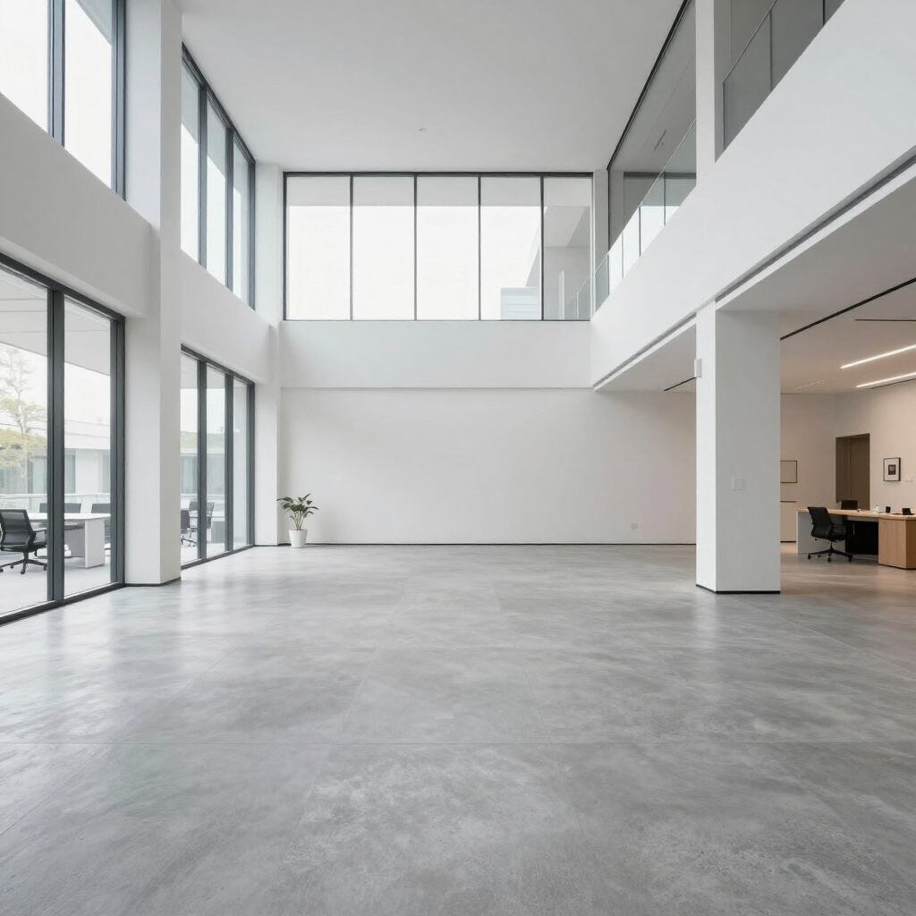 Polished & coloured concrete
