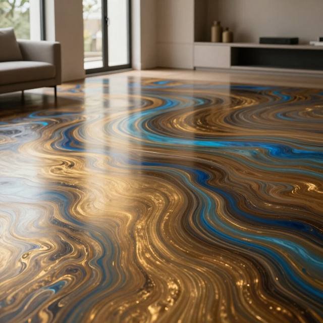 Metallic resin